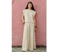 Devotion Twins Loyalty Long Skirt Lino Ecru Taille: XS | Jupes longues Outlet | Femme | Marron