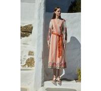 Devotion Twins Zhn Long Dress Jacquard With Belt Red Orange Taille: XS | Robes Outlet | Femme | Rouge