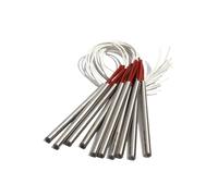 DeVow 5 tubes chauffants tubulaires en acier inoxydable 304SUS, diamètre 15 mm, longueur 265 à 300 mm, 110/220/380 V, élément chauffant de 1200/1250/1300/1350/1400 W(110V,1350W 15x290mm(DxL))