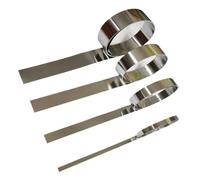 DeVow Bande d'aluminium inoxydable 1M 304, ensemble de rouleaux de 10-50mm X 0.1-0.5mm(0.1x15x1000mm)