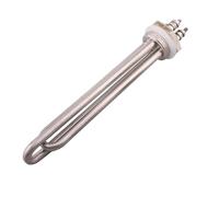 DeVow Chauffage tubulaire électrique 12 V DN25 600 W, 400 W, 300 W, 200 W, 100 W, élément chauffant, résistance for camping-car(Only heater,100W)