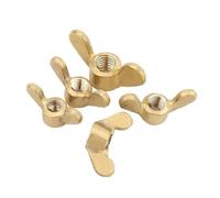 DeVow Écrou papillon à oreilles en laiton M3 M4 M5 M6 M8 M10 M12 serrage manuel Écrous griffes lingot(M8 (5pcs))