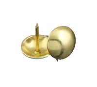 DeVow Ferrures de meubles, clous décoratifs for tapisserie, clous for bijoux, boîte en bois, punaise, clou de porte, 11/16/19/25/30/40 mm(Gold,30mm-5pcs)