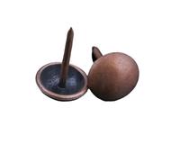 DeVow Ferrures de meubles, clous décoratifs for tapisserie, clous for bijoux, boîte en bois, punaise, clou de porte, 11/16/19/25/30/40 mm(Red ancient,11mm-20pcs)
