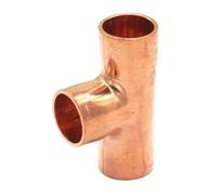 DeVow ID 3/8 "x 0.8mm, extrémité en cuivre, té d'alimentation, 3 voies, adaptateur de tuyau, climatiseur, réfrigération, gaz, eau, huile