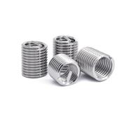 DeVow Insert fileté for vis à tête fraisée M7, M9, M11, DIN8140, acier inoxydable(M9x1.25x1.5D (15pcs))