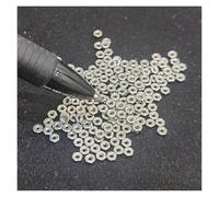 DeVow Mini-écrous M1, .2, .4, .6, M2, .5 et M3 : micro-vis minuscules en acier inoxydable laiton, écrous hexagonaux de petite taille plaqués Nikcel(Stainless Steel A2,M1.6x0.35 (100pcs))