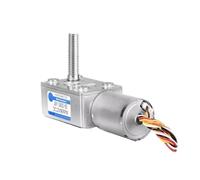 DeVow Moteur à Engrenages à vis sans Fin Turbon JGY-2430, Arbre fileté M8 33 mm, 12 V CC/24 V(Motor,30RPM_12V)