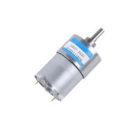 DeVow Moteur électrique Miniature à Engrenages métalliques JGB37-3530 CC 12 V/24 V(Motor,107RPM_12V)