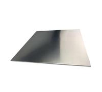 DeVow Plaque Plate en alliage d'aluminium 5052, feuille carrée épaisse de 0.3 à 4mm, 100/200/300mm, matériel de bricolage(300x300x1.5mm 1Pcs)