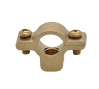 DeVow Support De Collier De Serrage En Laiton M10, 10 Pièces, 15-65mm | Ajustement Du Support De Tube OD, Cintre De Plomberie Fixe, Eau(65mm(Range 65-68mm))
