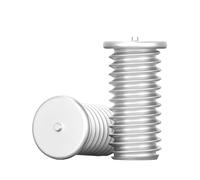 DeVow Vis à souder par Points en Aluminium M3 M4 M5 M6 M8 M10 Goujons filetés à souder for Clous à décharge de condensateur(M6x16mm 100pcs)