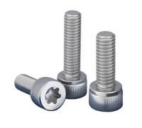 DeVow Vis à tête cylindrique à six lobes en acier inoxydable 304 M2 M2.5 M3 M4 M5 Boulons à tête creuse(M2x3mm,20Pcs)