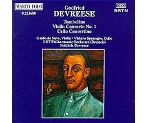 Devreese Godfried : Tomblene - Concerto Pour Violon - Concertino Pour Violoncelle