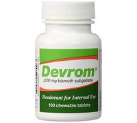 Devrom Tablets Bottle of 100 Tablets,new and old package alternate by The Parthenon