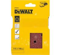 DEWALT 1/4 feuille abrasive pour ponceuses vibrantes 115x140mm grain 40 25 pièces DT3011-QZ
