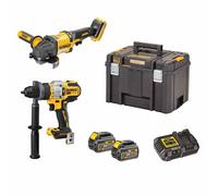 Dewalt 18V Combo Kit Dck2016T2T (Dcd999 + Dcg418) 2X6.0Ah