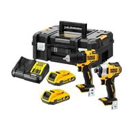 Dewalt 18V combo set Dcd708 tournevis + Dcd809 tournevis 2X2.0Ah Tstak Dck2061D2T