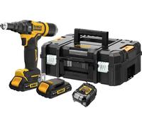Dewalt 18v riveteuse dcf403d2gt 10kn 25mm 2x2.0ah gfn tstak