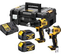 DEWALT | 18V XR Brushless Twin Kit - 2 X 4Ah | DCK2062M2T-QW