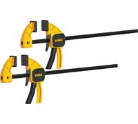 DeWALT 2x serre-joints à une main DWHT0-83158 300mm, serre-joints à vis à une main, force de serrage 45kg