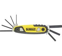 DEWALT 6 pans intérieurs Jeu de clés mâles coudées 1.5 mm, 2 mm, 2.5 mm, 3 mm, 4 mm, 5 mm, 6 mm, 8 mm