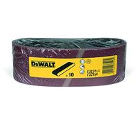 DEWALT - Abrasif pour ponceuses a bande - multi-usages 75x533mm grain 100 - 10 pièces DT3304-QZ