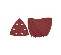 DeWalt Feuilles abrasives Velcro pour ponceuse delta – 10 feuilles – 6 perforations – 93×93 mm
