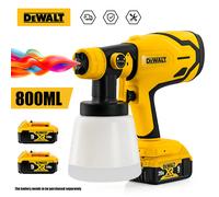 Dewalt aérographe pistolet de pulvérisation électrique sans brosse pulvérisateur de peinture léger Spray uniforme pour l'amélioration de l'habitat et les projets de bricolage No Battery