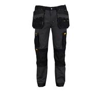 DEWALT Albany Trousers Pantalon d'utilité Professionnelle, Gris/Noir, 36W x 31L Homme