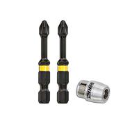 DeWalt Bague avec 2 embouts Impact Torsion PH2 50 mm DT70536T-QZ