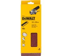 DEWALT Bande abrasive DEWALT 100x560 mm K40 DT3312-QZ Quantité:3