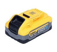 DEWALT Batería compacta XR 18V POWERSTACK Li-ION 5Ah pour Pros et bricoleurs, idéal pour Assemblage résistant, Norme Technique
