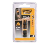 DeWalt Embout torsion T20 DT70533T-QZ 50 mm Argent – Lot de 2