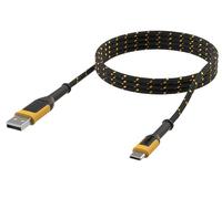 DEWALT Câble de charge renforcé USB A vers USB C de 3 m, construit avec des composants de qualité supérieure pour que chaque jour soit sans soucis