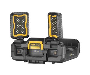 DEWALT Caja luz TOUGHSYSTEM 2.0 pour pros et bricoleurs, idéal pour assemblage résistant, norme technique
