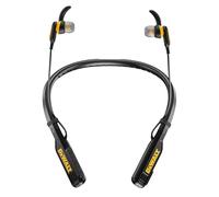 DEWALT Casque Bluetooth magnétique sans Fil avec Tour de Cou, écouteurs Tour de Cou, autonomie 30 h, Isolation phonique, Noir