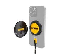 DEWALT Chargeur sans Fil Robuste, 15W Max, Charge Rapide, Compatible MagSafe pour iPhone 17/16/15/14/13/12 Plus Pro Max, avec Plaque Murale (sans Adaptateur Secteur)