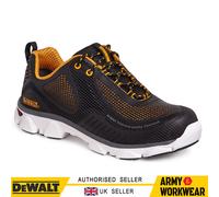 DeWalt Chaussures Sécurité Légères Embout Acier Baskets, Noir, Larges