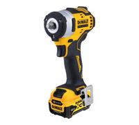 Boulonneuse à chocs 3/8" BRUSHLESS DEWALT 12V - 340Nm - 2 bat. Li-Ion 5Ah + chargeur & coffret T STAK