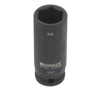 DEWALT Clé à douille DEWALT longue 22mm 1/2 résistante aux chocs Quantité:1