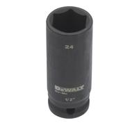 DEWALT Clé à douille DEWALT longue de 24 mm 1/2 résistante aux chocs Quantité:1