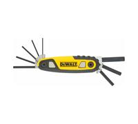 DEWALT 6 pans intérieurs Jeu de clés mâles coudées 1.5 mm, 2 mm, 2.5 mm, 3 mm, 4 mm, 5 mm, 6 mm, 8 mm