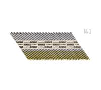 DeWALT DNPT28R50Z Clous en bande papier DNPT, cranté, 50 mm, 2200 pieces