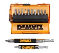 DEWALT Coffret 14 pièces embouts de vissage 25 mm + 2 porte-embouts magnétiques 85/125 mm