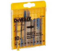 DeWalt Coffret de 10 lames pour scie sauteuse DT2292-QZ – métal, attache en T