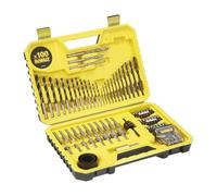 DEWALT - Coffret de 100 pièces de perçage et vissage haute performance - assortiment polyvalent pour perceuse et tournevis - coffret avec rangement - DT71563-QZ