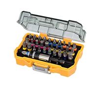 DEWALT Coffret de 32 Embouts de Vissage de 25mm Robustes et Précis - Assortiment de 32 Embouts de Vissage avec Porte-Embout à Changement Rapide - Compatible TSTAK DT7969-QZ