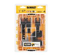 Jeu de lames de scie mixtes DeWalt pour outils multifonctions, 5 pièces DT20761