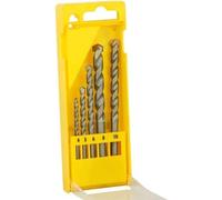 DEWALT Coffret de forets SDS Plus Extreme, 5 pièces, DT6952-QZ | pointe carbure à 130° pour un perçage rapide dans le béton, la maçonnerie, la brique et la pierre.